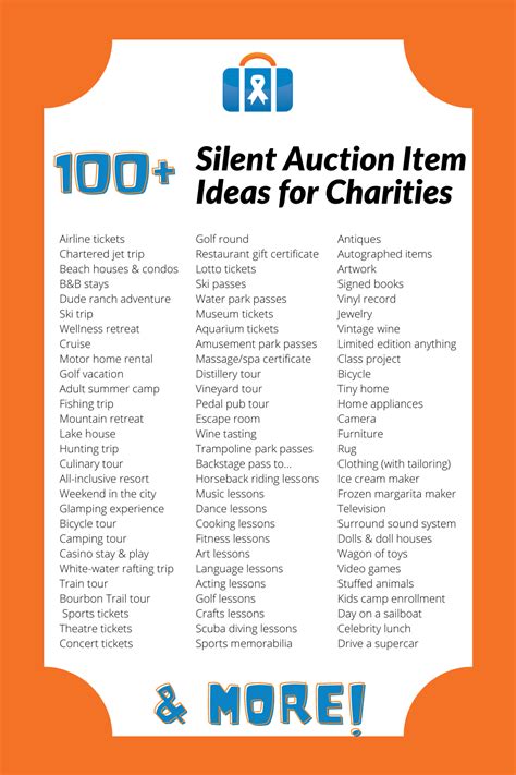 best auction items|12 Unique Silent Auction Ideas For Any Budget.